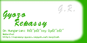 gyozo repassy business card